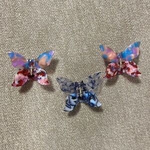 Butter fly claw clips